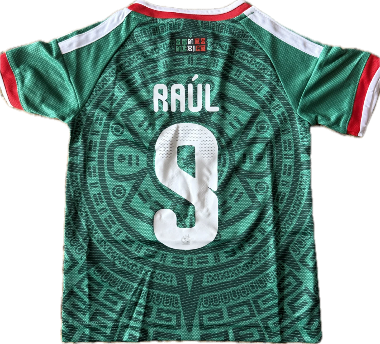 Mexico Soccer Jersey & Shorts Set Raul #9 - photo 3