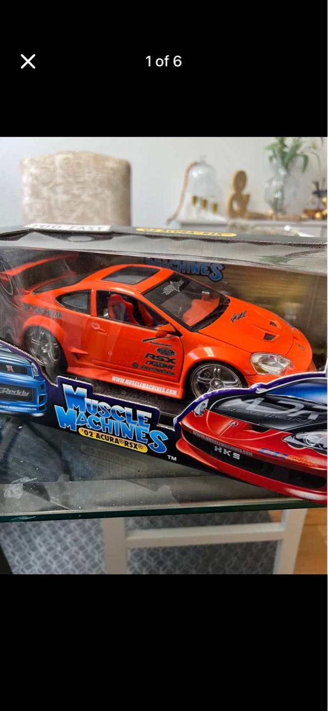 Muscle Machines 1:18 Scale 02 Acura RSX Die Cast Tuner