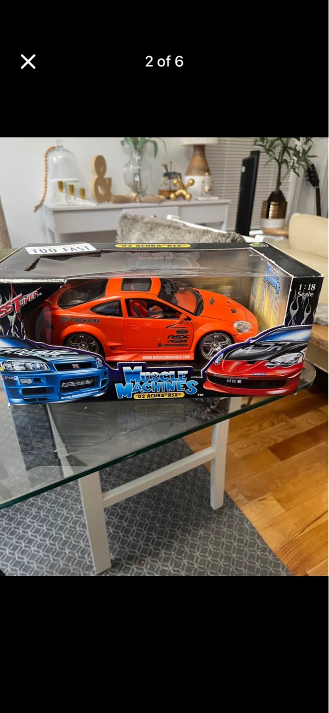 Muscle Machines 1:18 Scale 02 Acura RSX Die Cast Tuner - photo 3