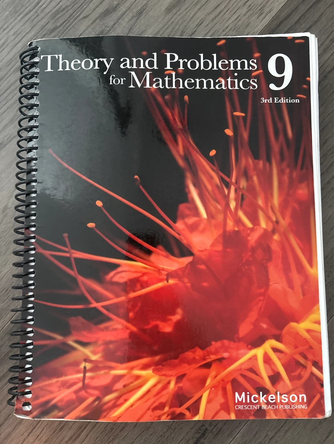 Theory and Problems for Mathematics 9, 3rd Edition