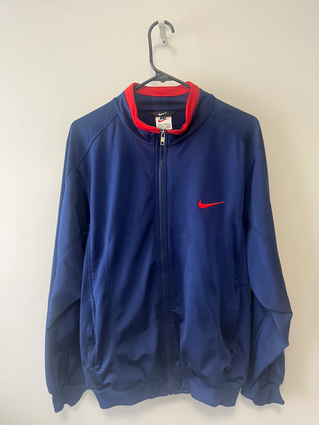 Nike Track Jacket Blue Red Men's Size Medium
