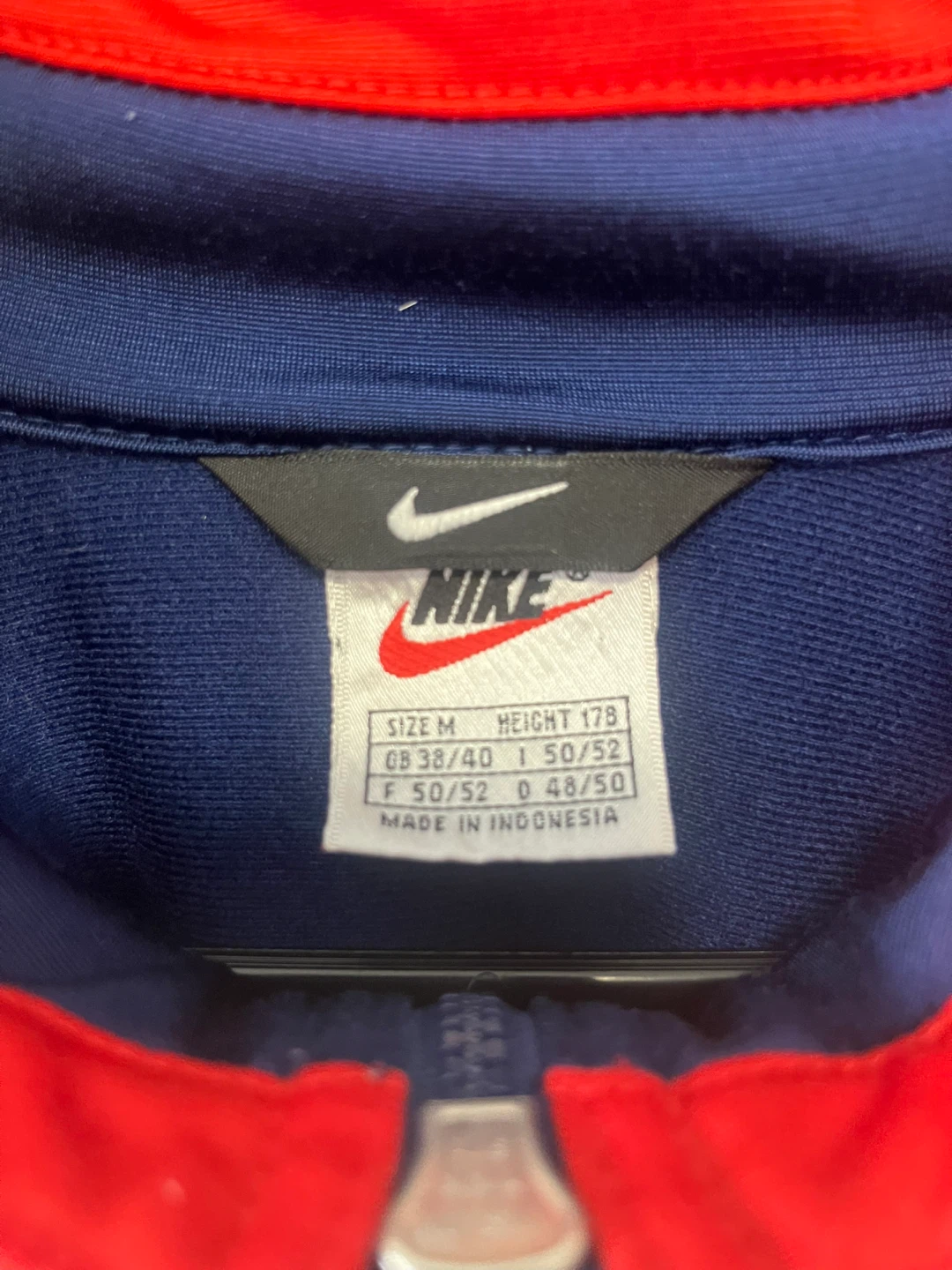 Nike Track Jacket Blue Red Men's Size Medium - photo 3