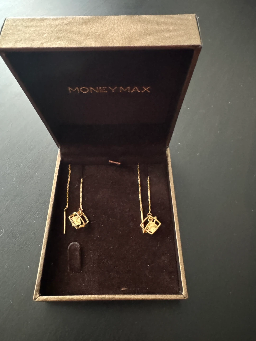 Money Max Gold Threader Earrings