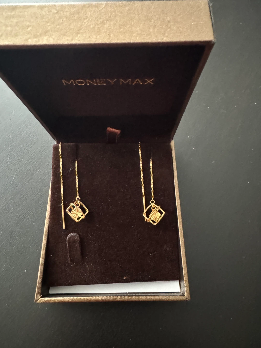 Money Max Gold Threader Earrings - photo 2
