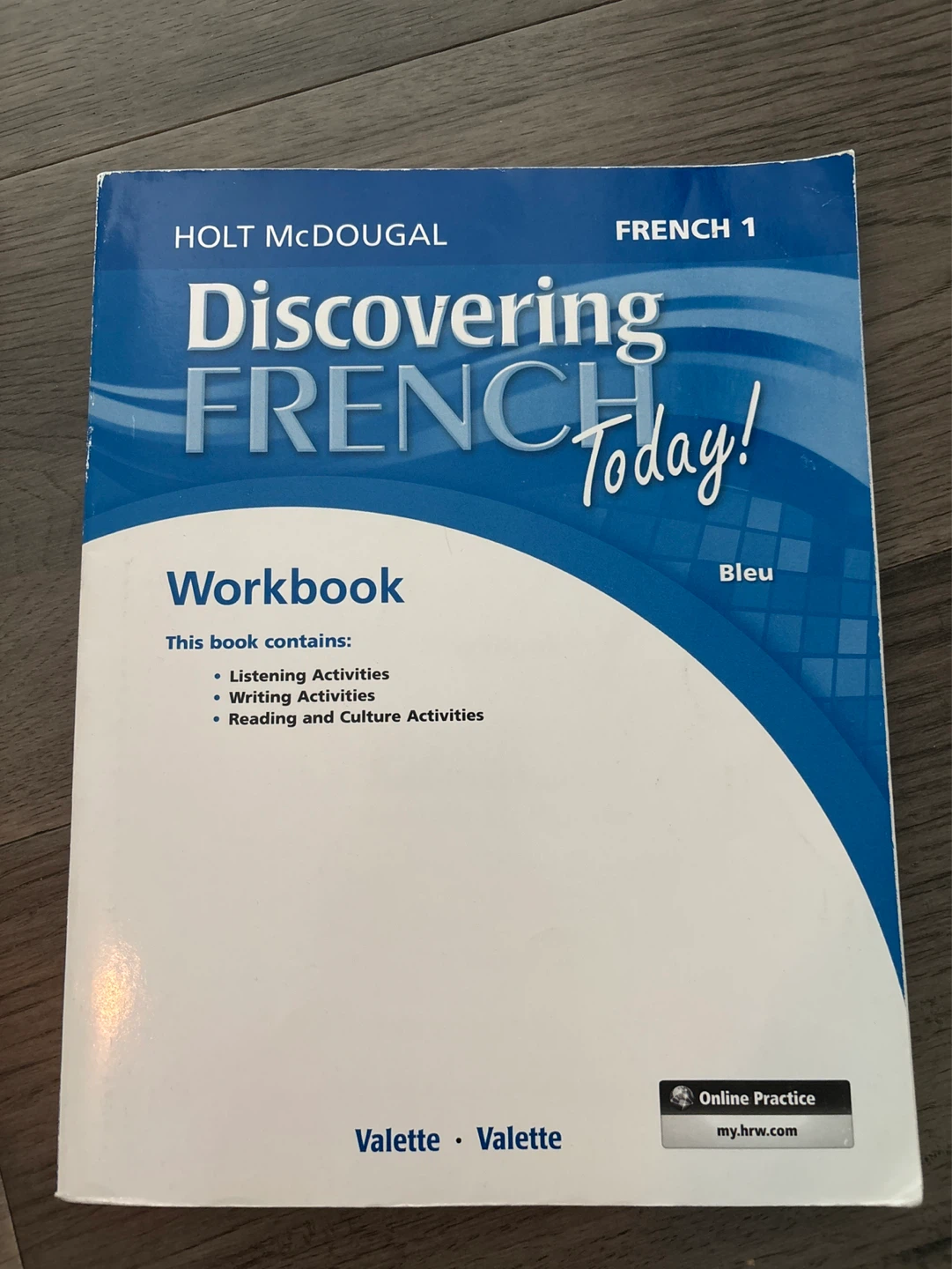 Holt McDougal Discovering French Today! French 1 Workbook