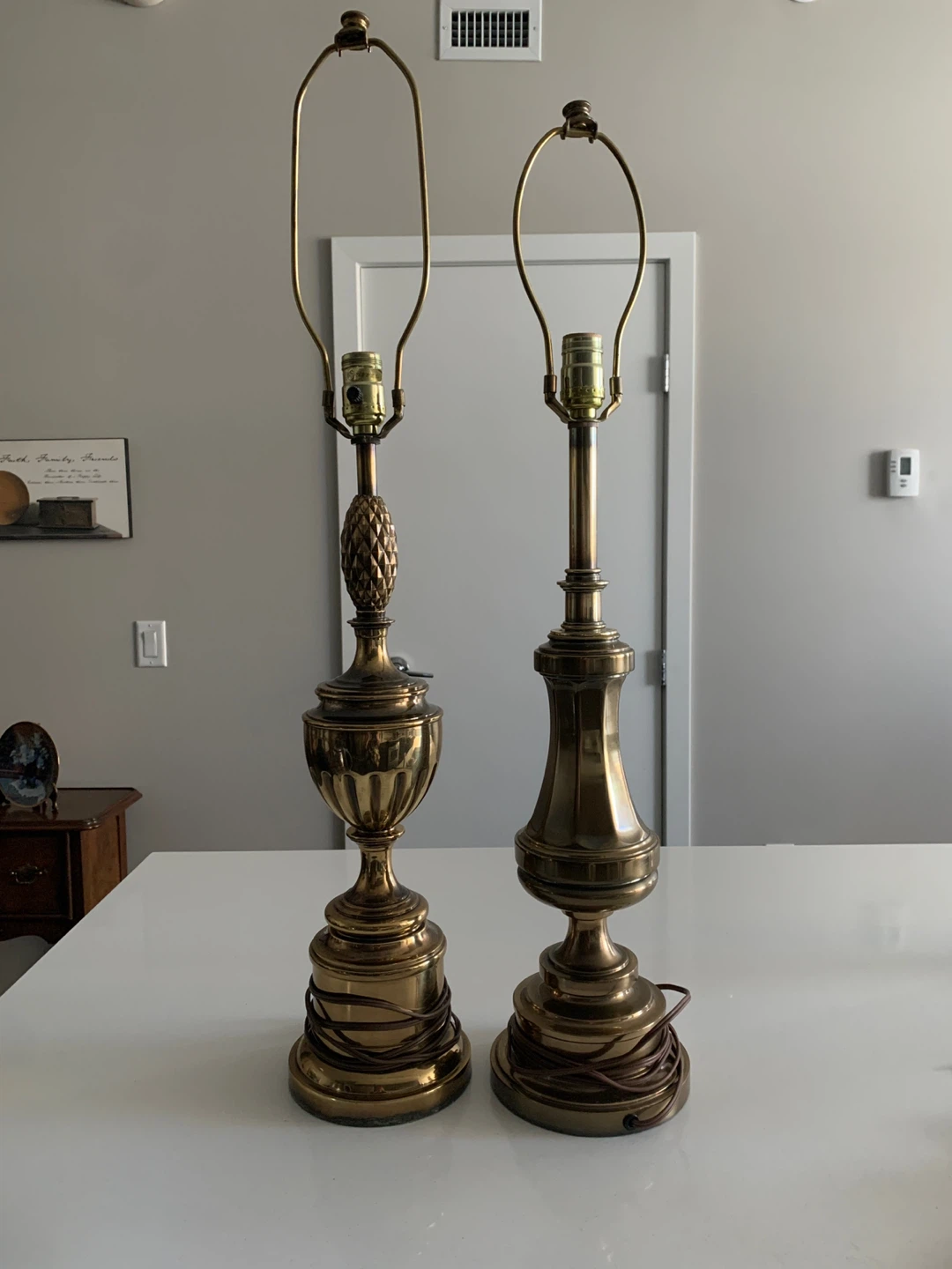 Vintage Stiffel Brass Table Lamps (Pair) – Tri-Light