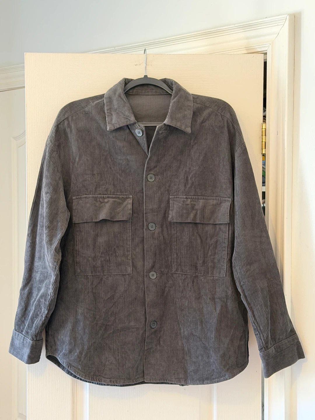 GU Corduroy Shirt Jacket - 100% Cotton - Size M