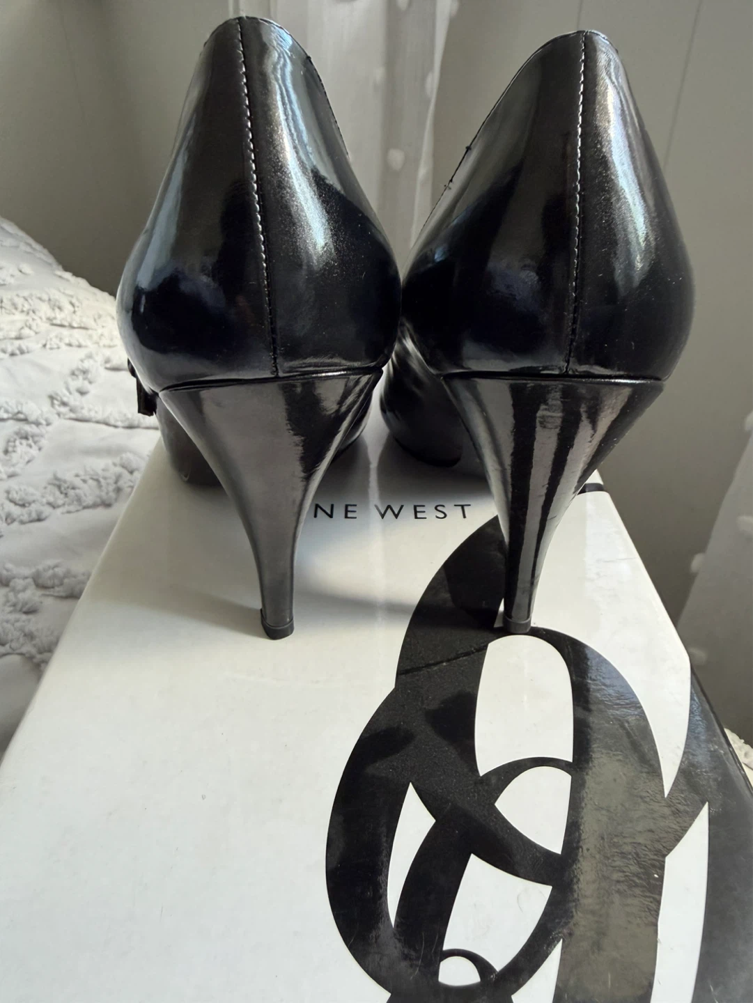 Nine West "Hurricanex3" Black Synthetic Heels - Size M (8) - photo 3