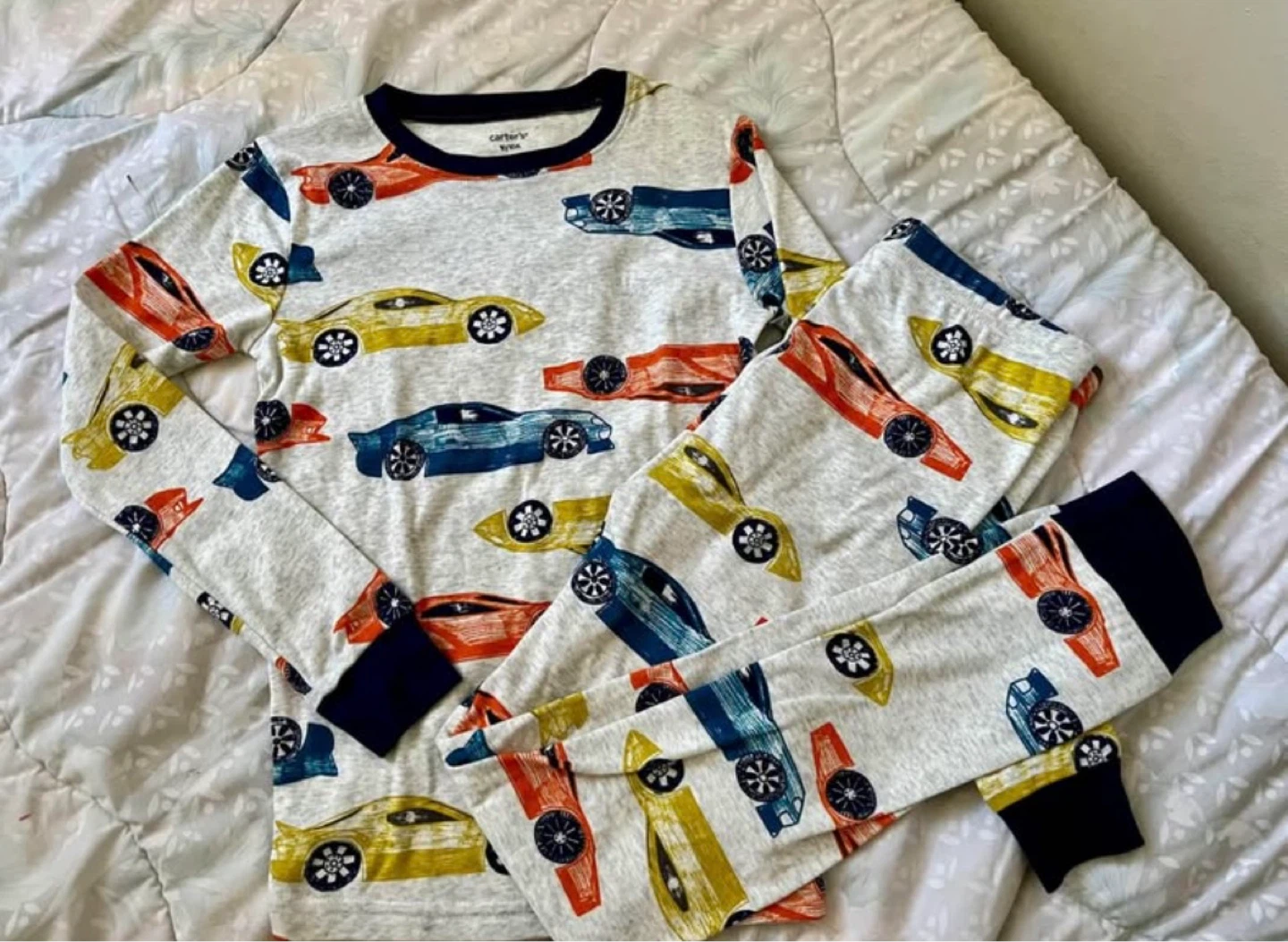 Carter's Kids Pajama Set - Cars - Size 10