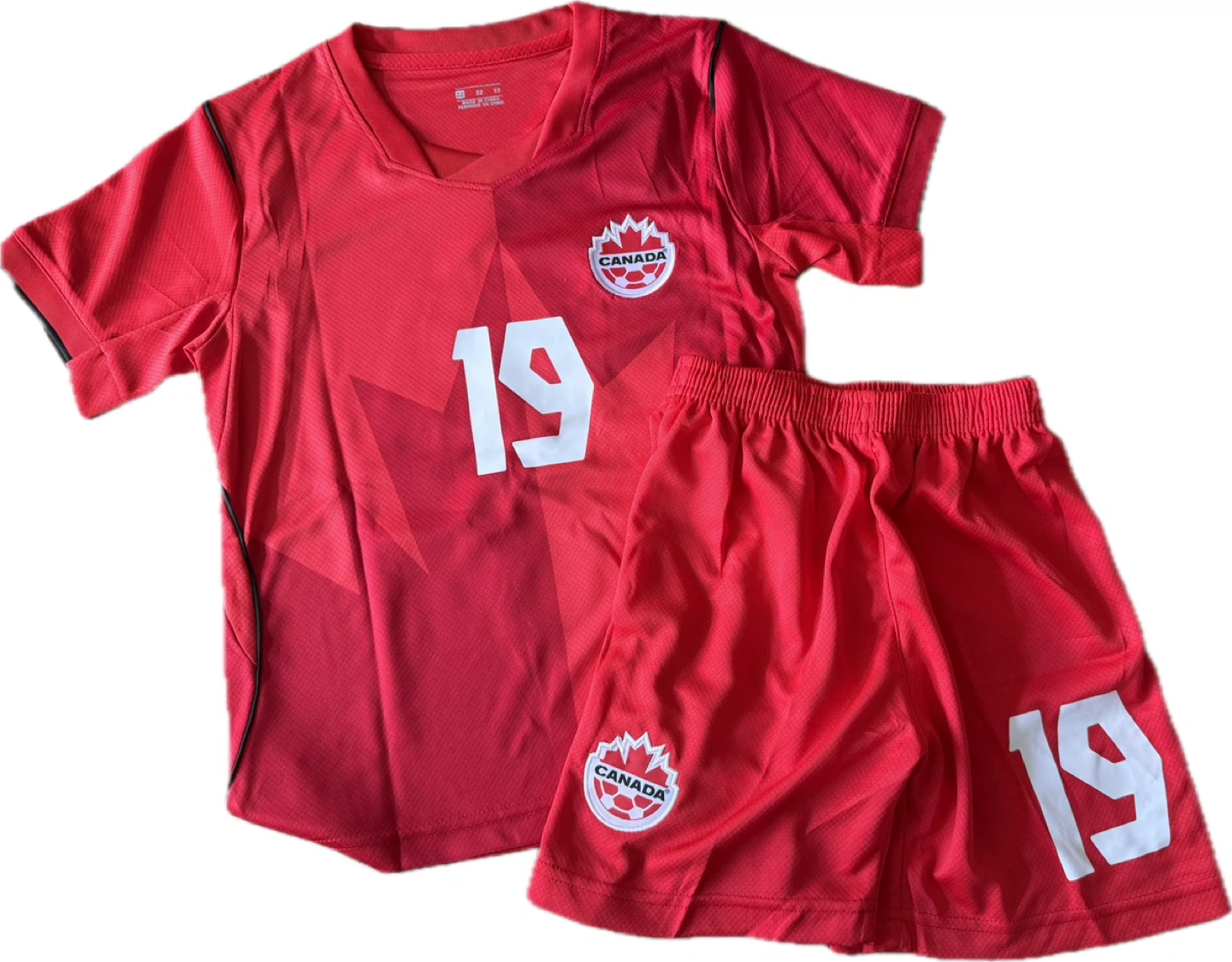 Canada Soccer Jersey and Shorts Set Davies #19