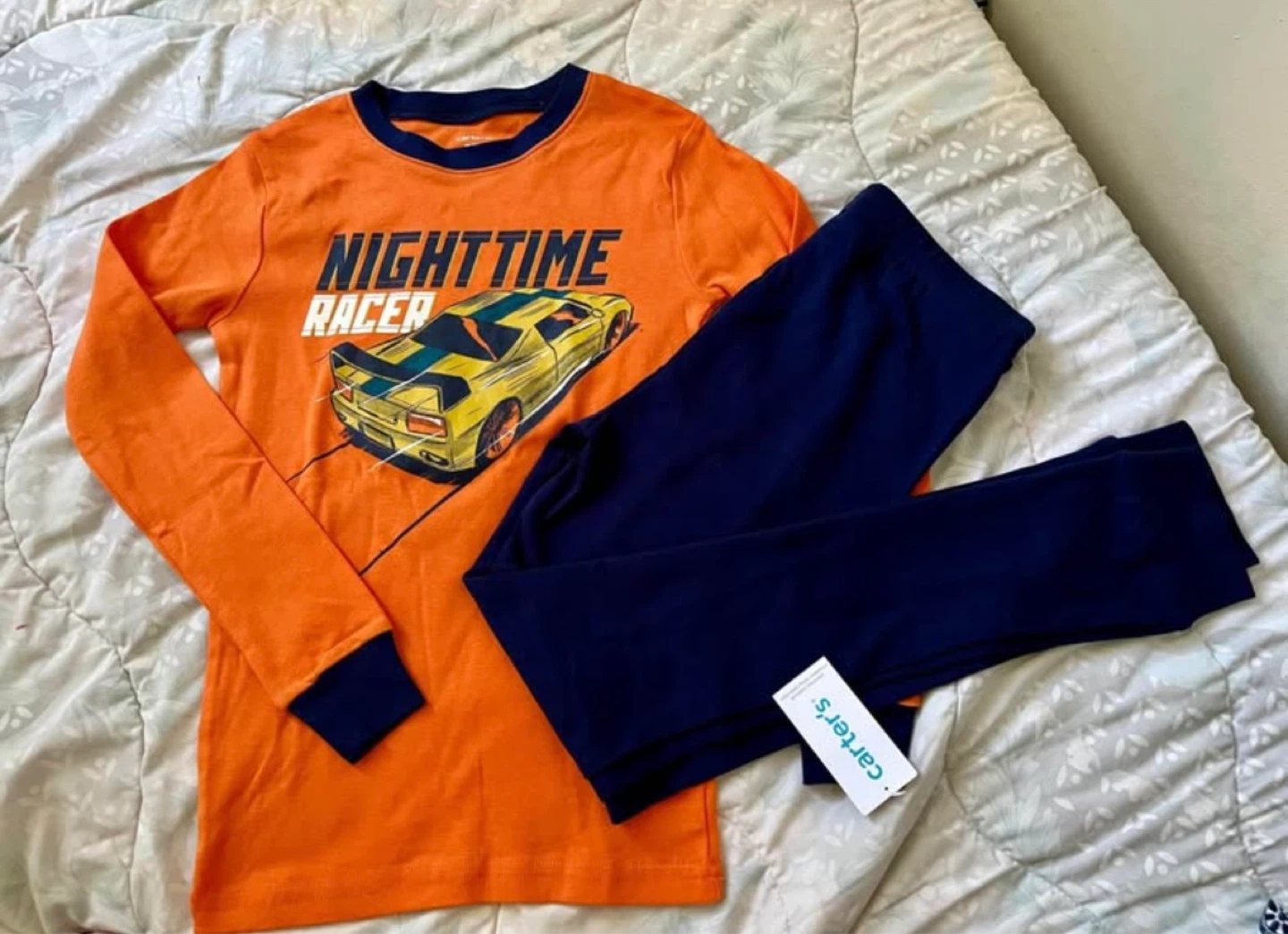 Carter's "Nighttime Racer" Pajama Set - Size 10