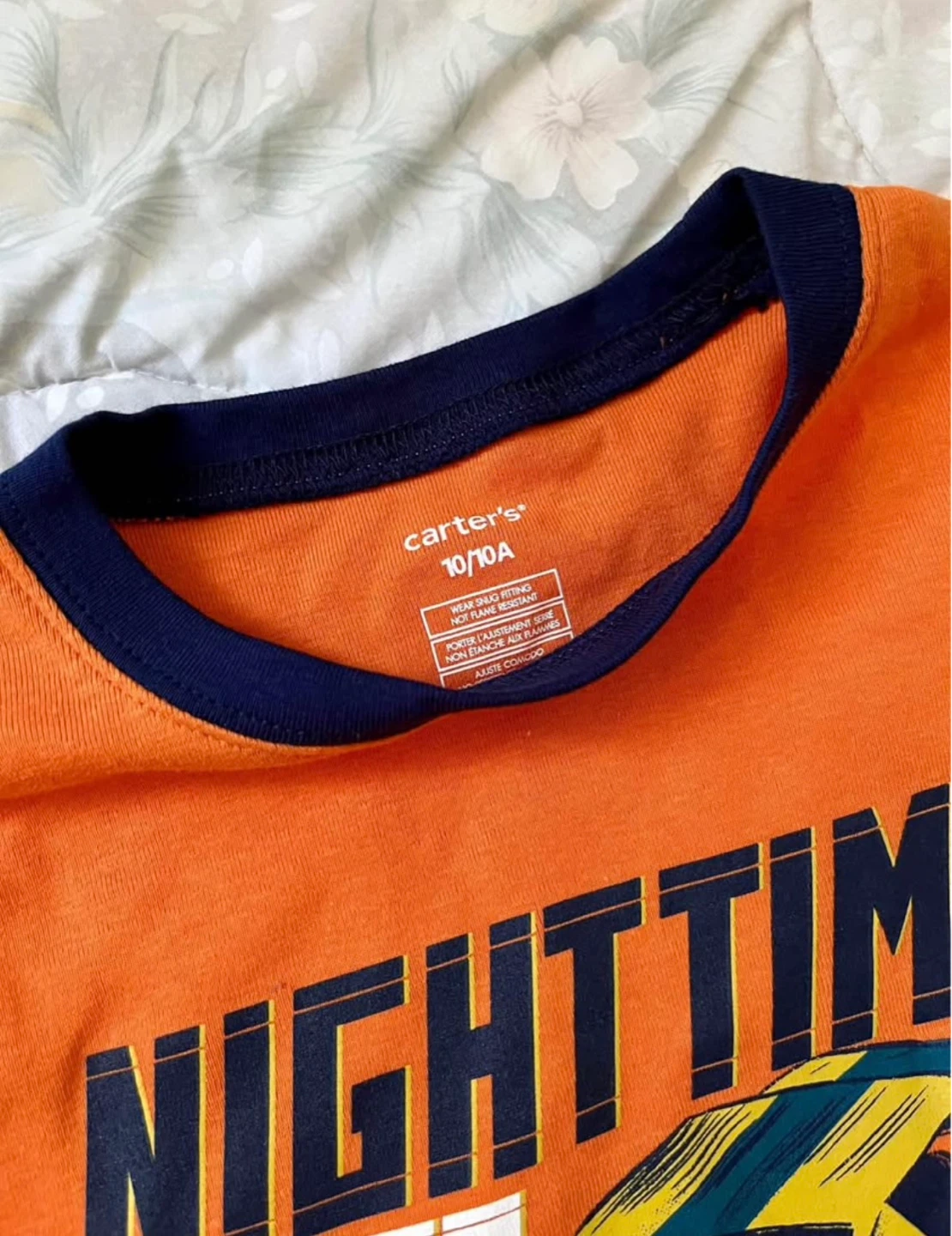 Carter's "Nighttime Racer" Pajama Set - Size 10 - photo 2