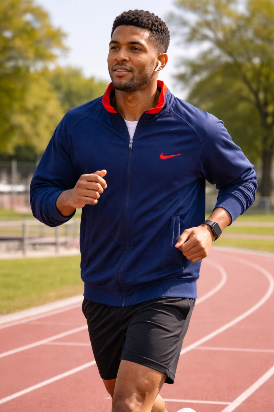 Nike Track Jacket Blue Red Men's Size Medium - photo 4