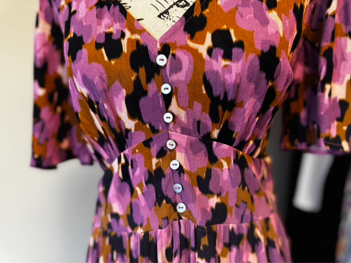 Floral Print Midi Dress size 12