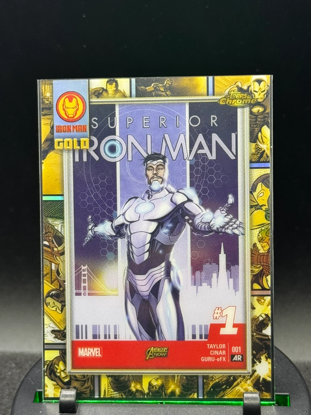 Superior Iron Man Gold Chrome topps chrome 2025 - photo 2