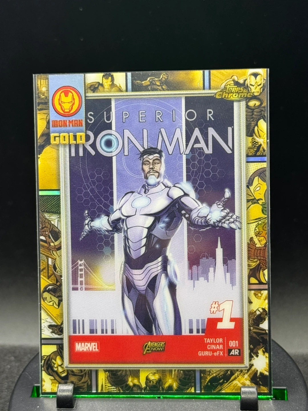 Superior Iron Man Gold Chrome topps chrome 2025