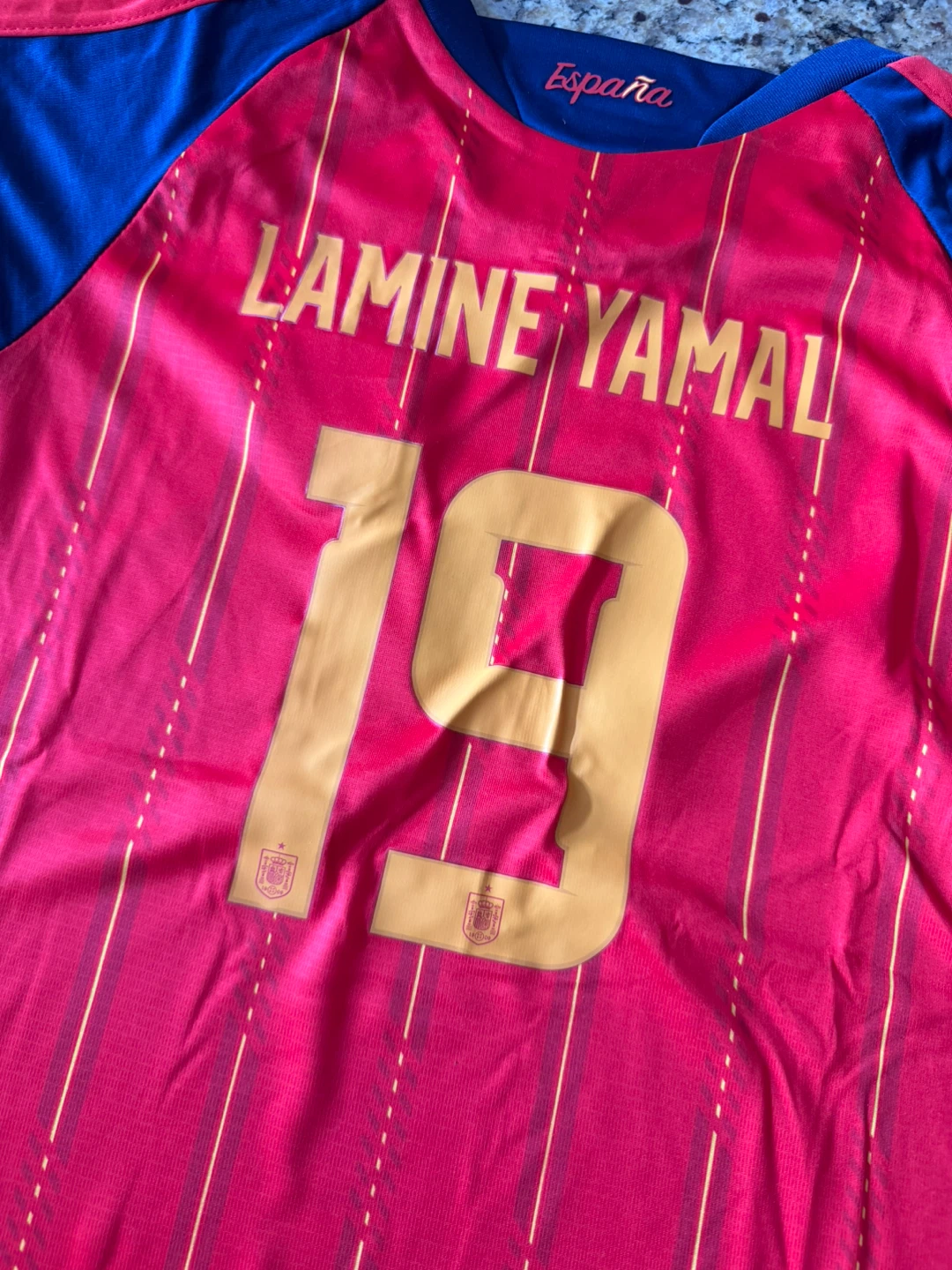 Spain Lamine Yamal #19 Soccer Jersey and Shorts Set - photo 5