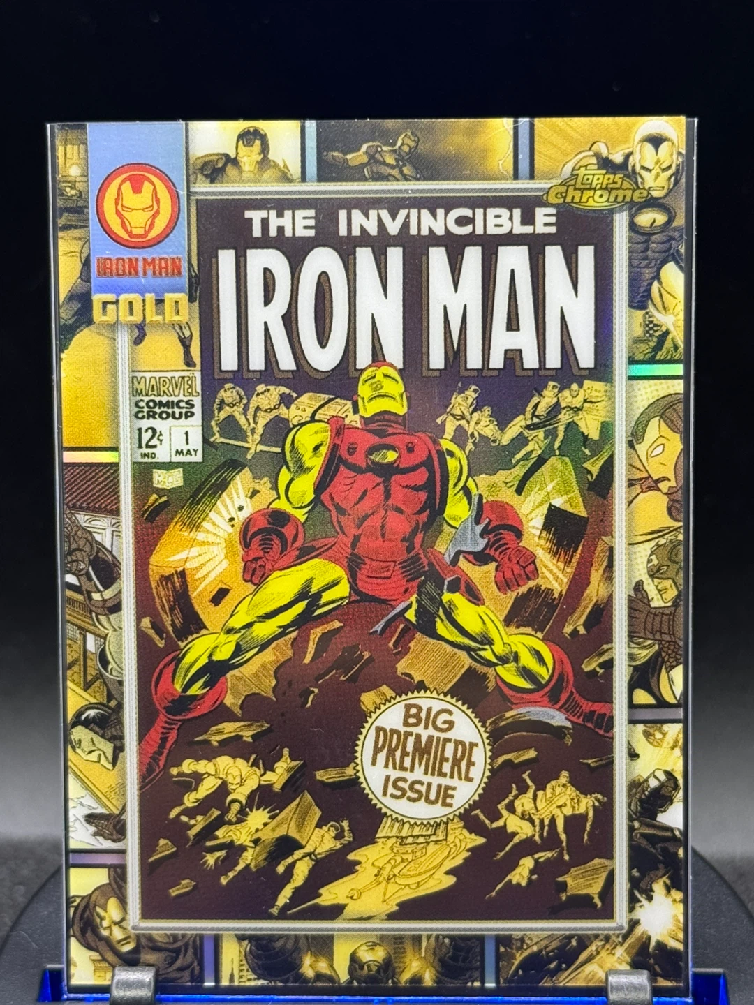 Iron man gold topps chrome marvel 2025 - photo 3