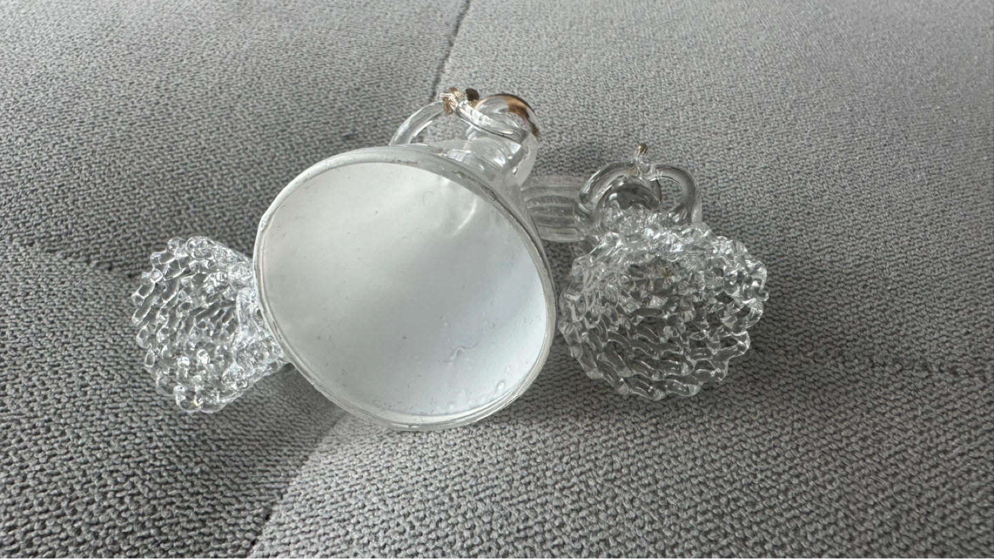 Set of 3 Glass Angels - photo 3