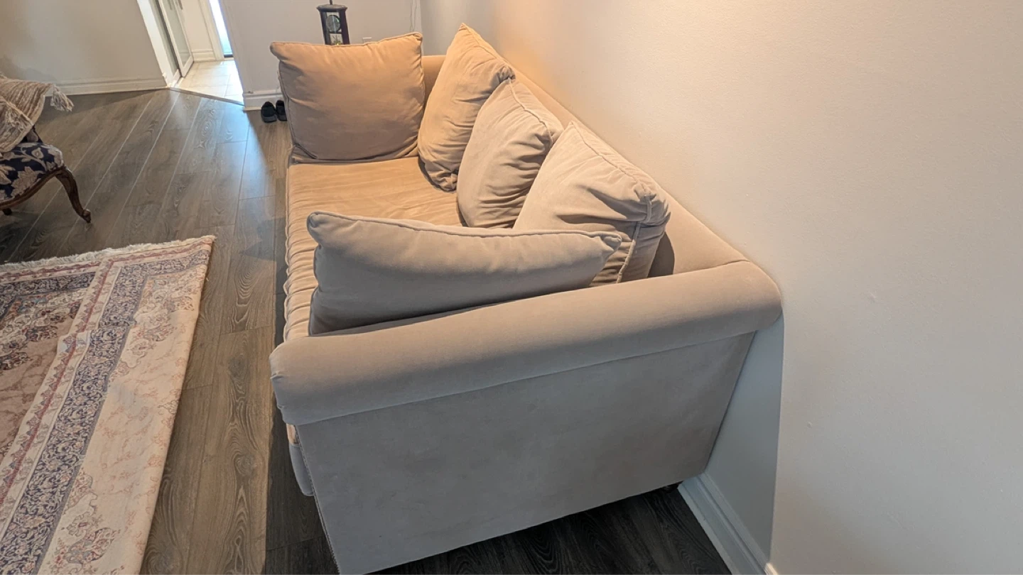 Velvet Loveseat Sofa