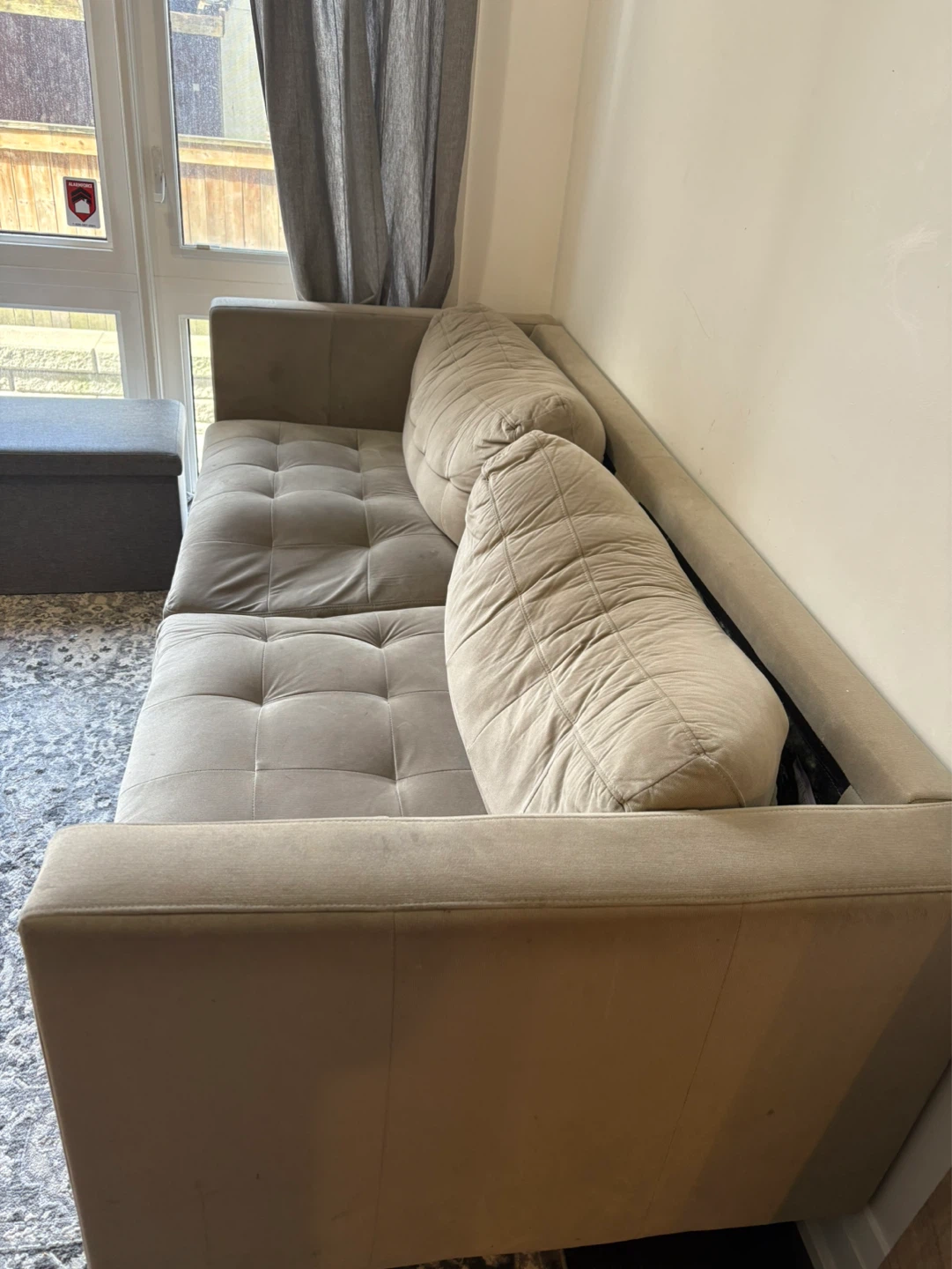 Tufted 3-Seater Sofa - photo 3