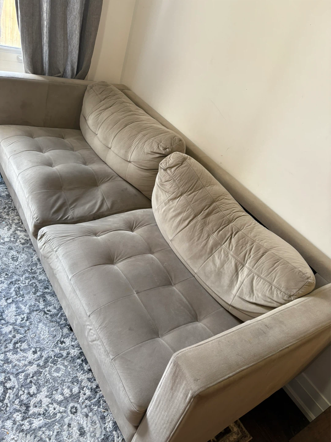 Tufted 3-Seater Sofa - photo 2