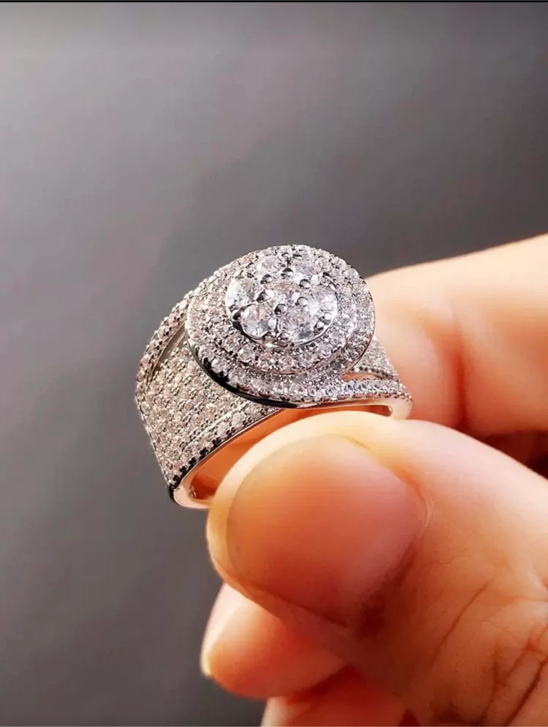 Sparkling Cubic Zirconia Ring