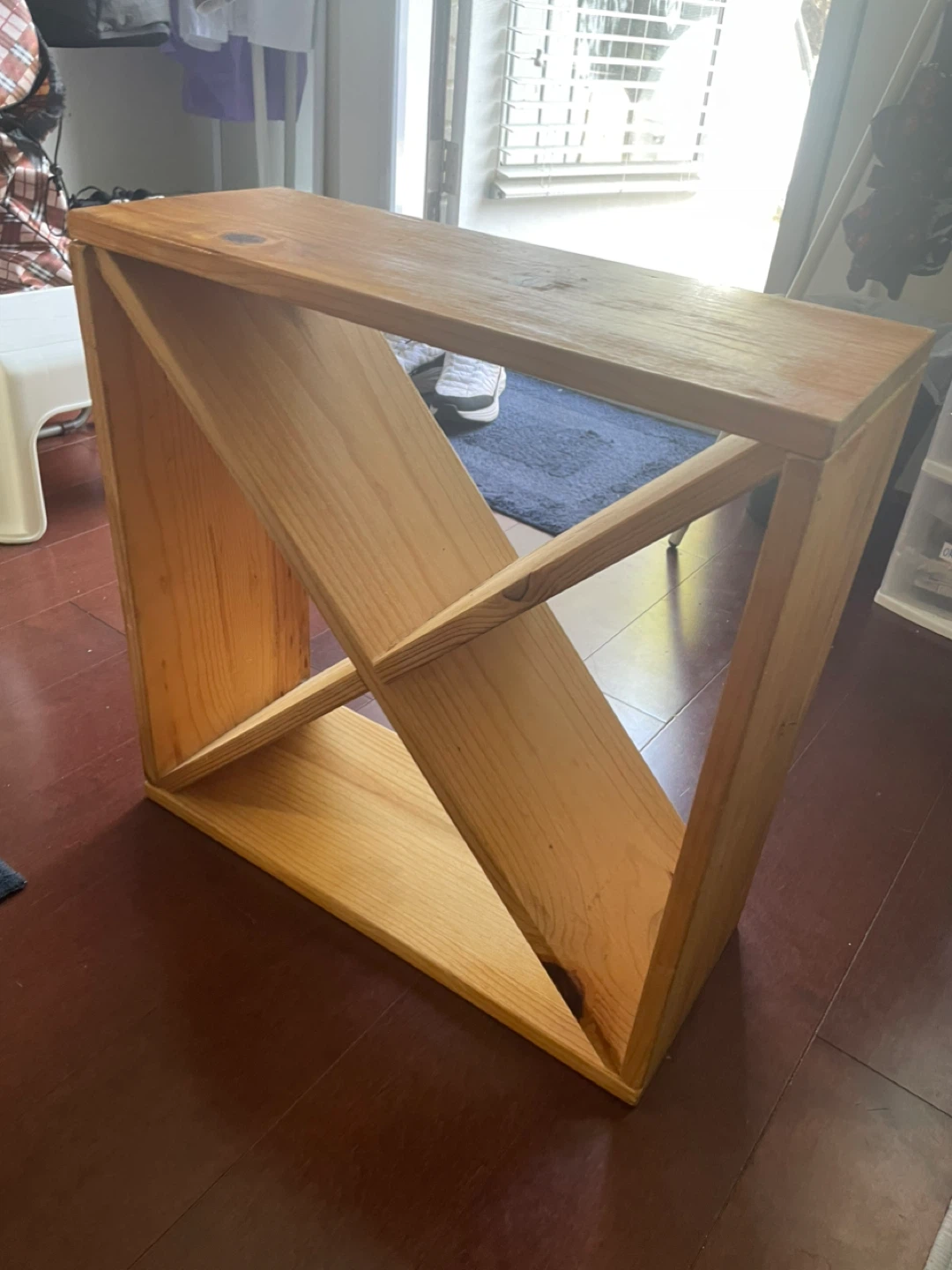 Wooden Cube Shelf Unit - photo 2