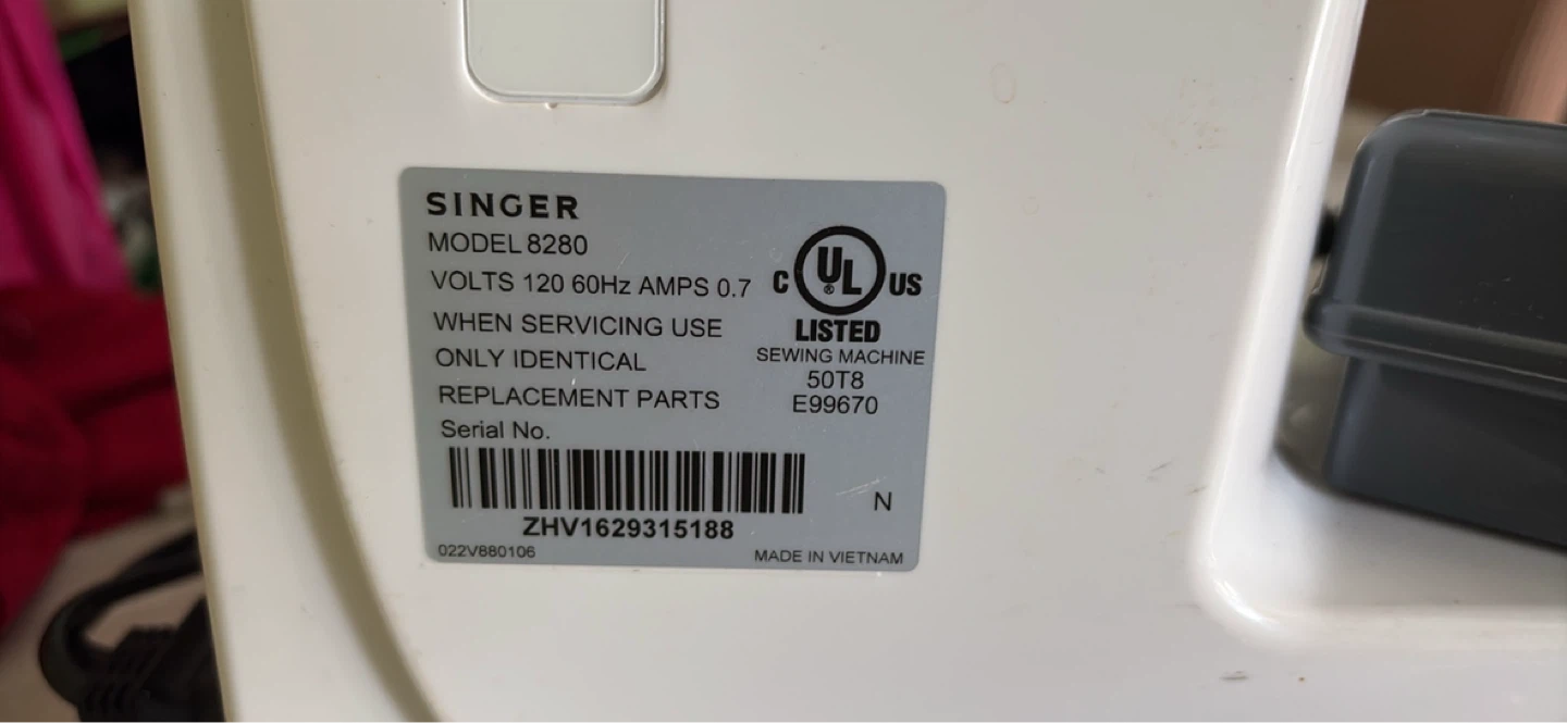 SINGER Prelude Sewing Machine Model 8280 - photo 2