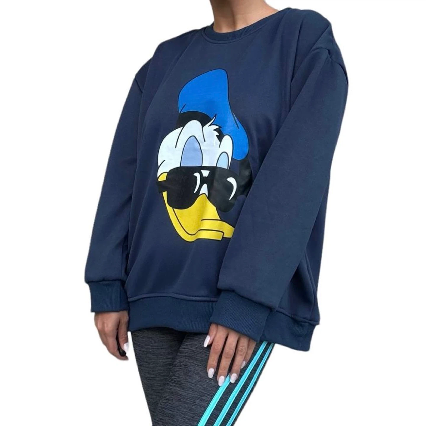 Donald Duck Denim Jacket & Navy Sweatshirt - photo 4