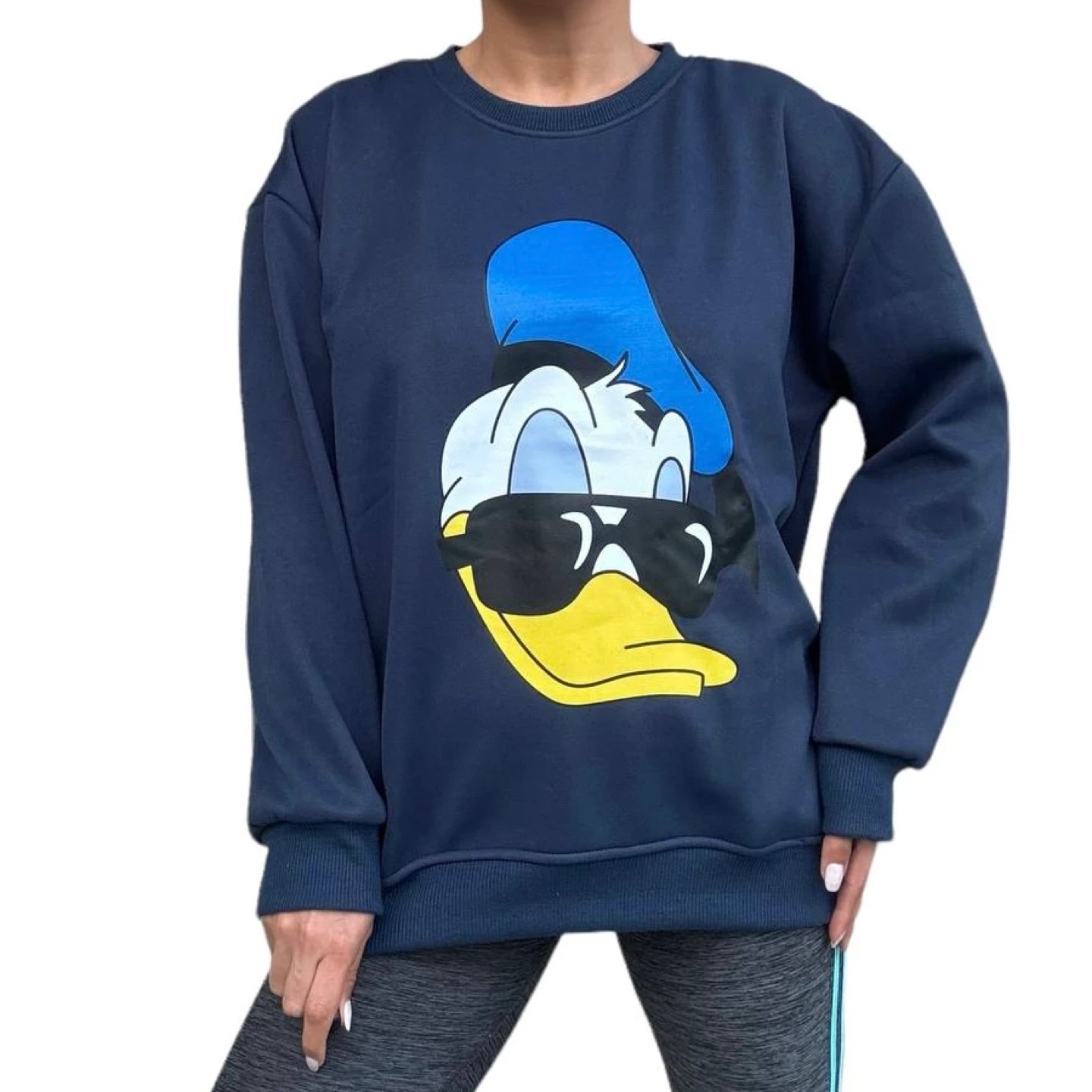 Donald Duck Denim Jacket & Navy Sweatshirt - photo 5