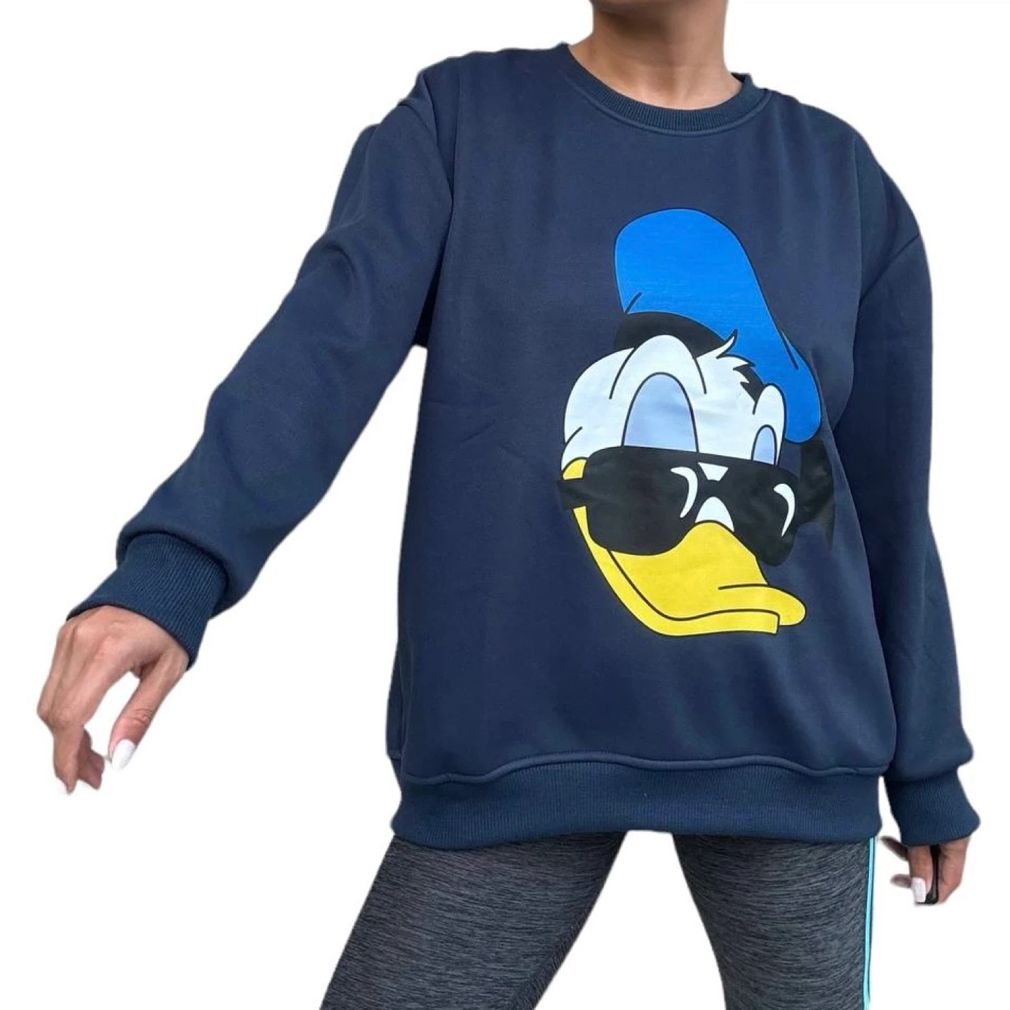 Donald Duck Denim Jacket & Navy Sweatshirt - photo 3