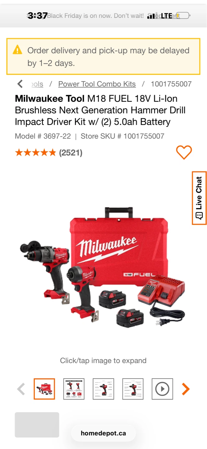 Milwaukee Tool M18 FUEL 18V Li-Ion Brushless
