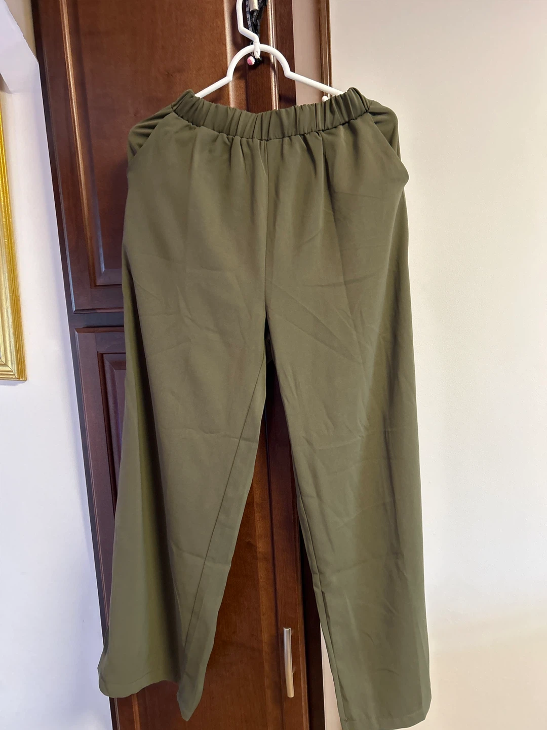 Women's Olive Green Pants and Blazer Set - photo 3