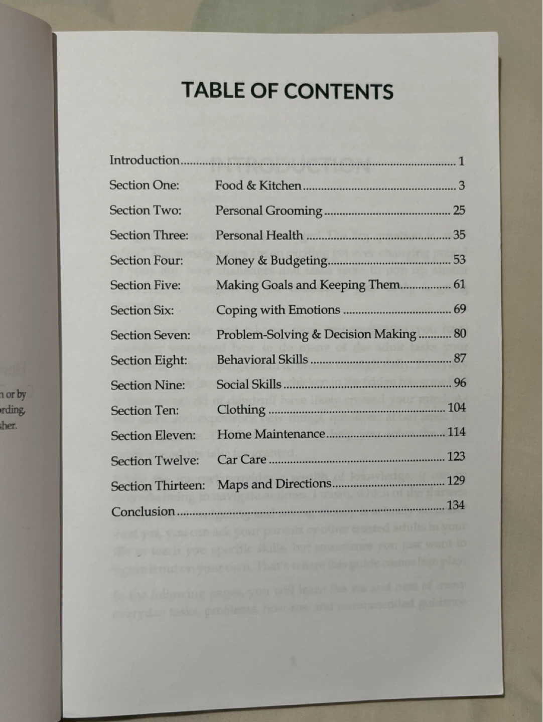 Life Skills for Teens by Karen Harris Book - photo 2