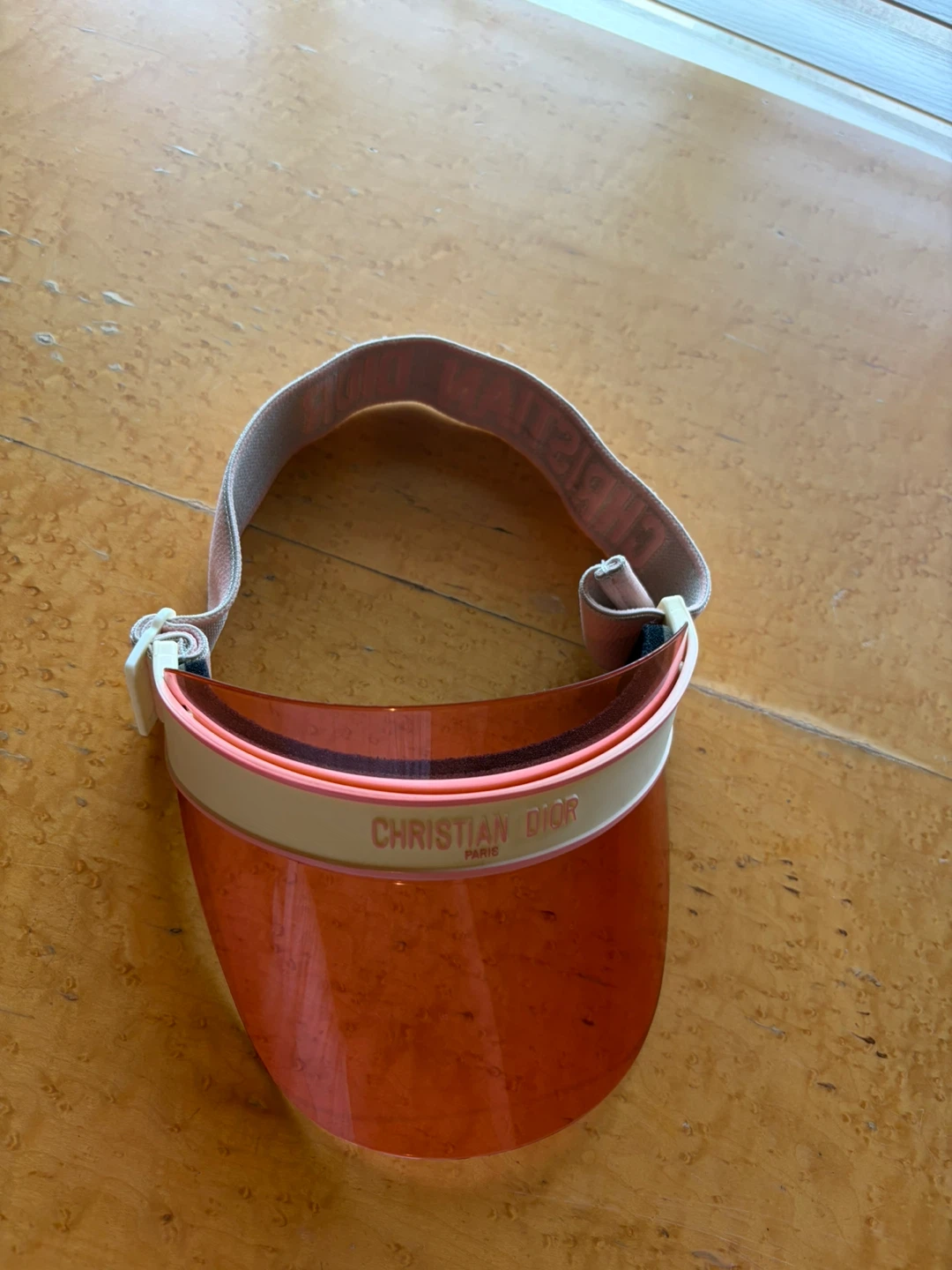 Christian Dior Paris Pink Translucent Visor - photo 5