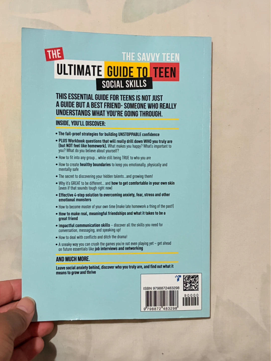 The Savvy Teen: The Ultimate Guide to Teen Social Skills Book - photo 2