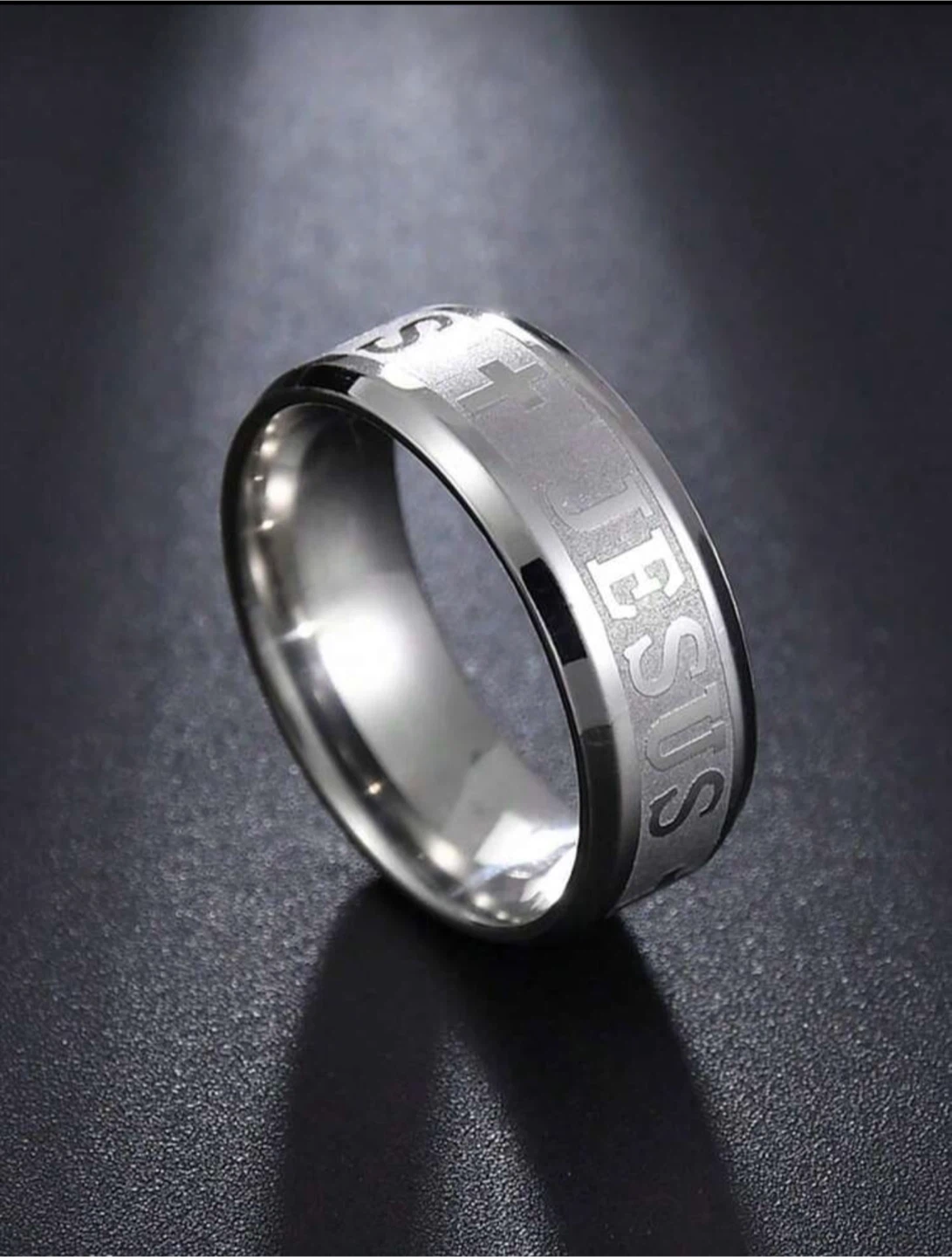 Jesus Stainless Steel Ring