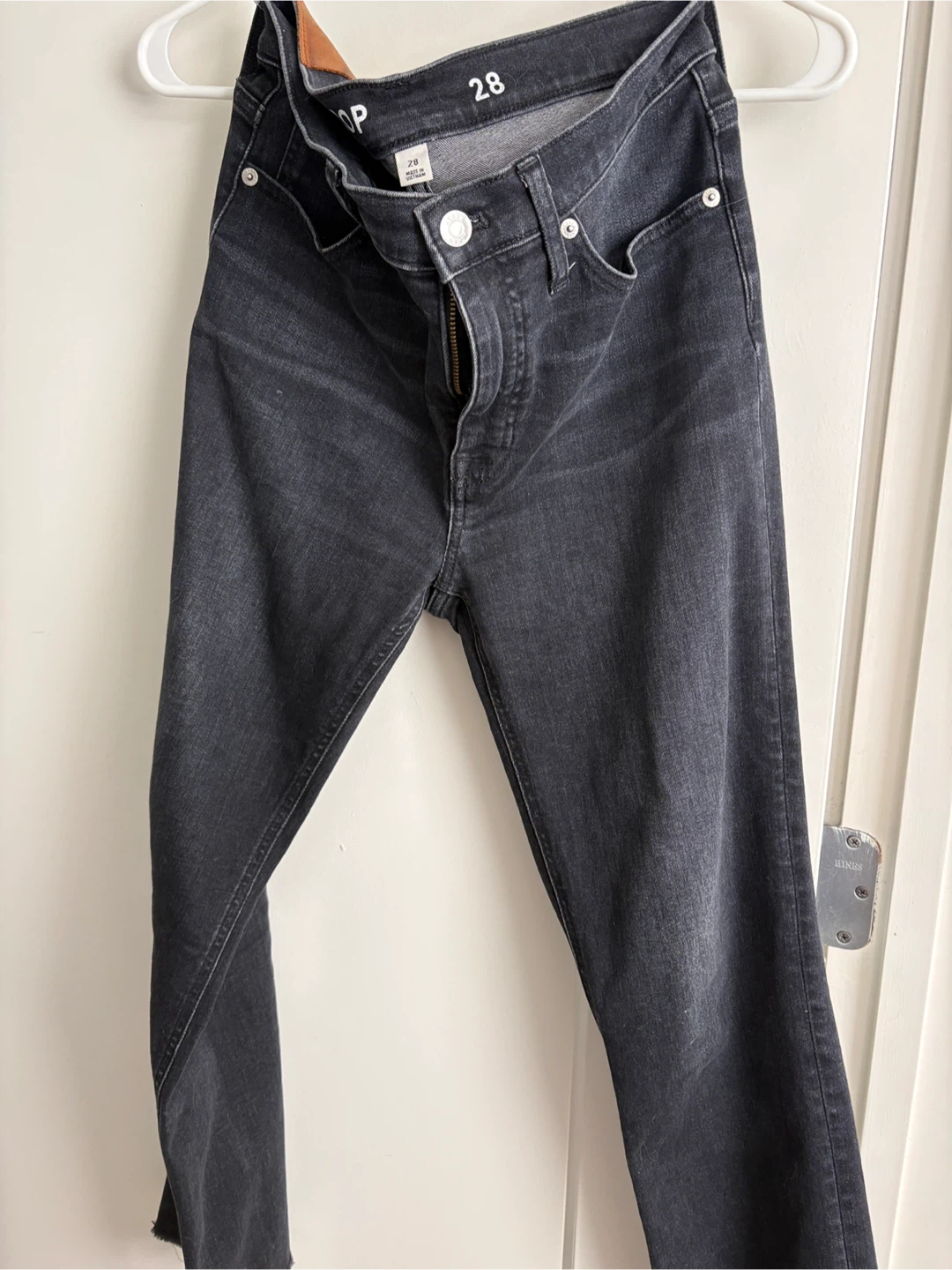 J Crew Demi Boot Crop Jeans Size 28 Black
