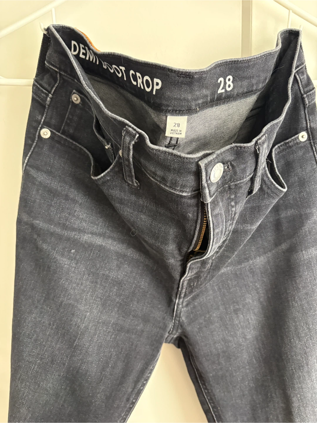 J Crew Demi Boot Crop Jeans Size 28 Black - photo 2