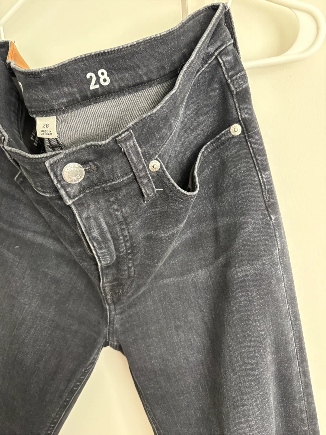 J Crew Demi Boot Crop Jeans Size 28 Black - photo 3