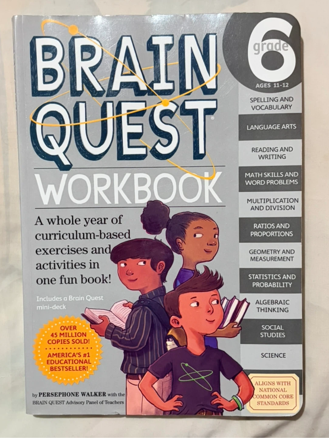 Brain Quest Grade 6 Workbook