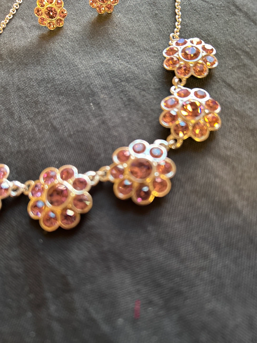 Flower Necklace and Earring Set - photo 2
