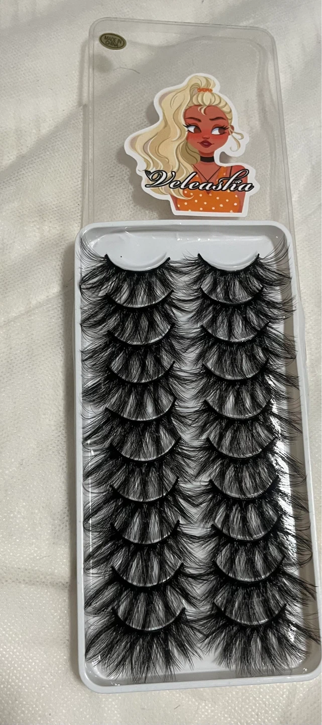 Deleasha Fluffy False Eyelashes  10 Pairs