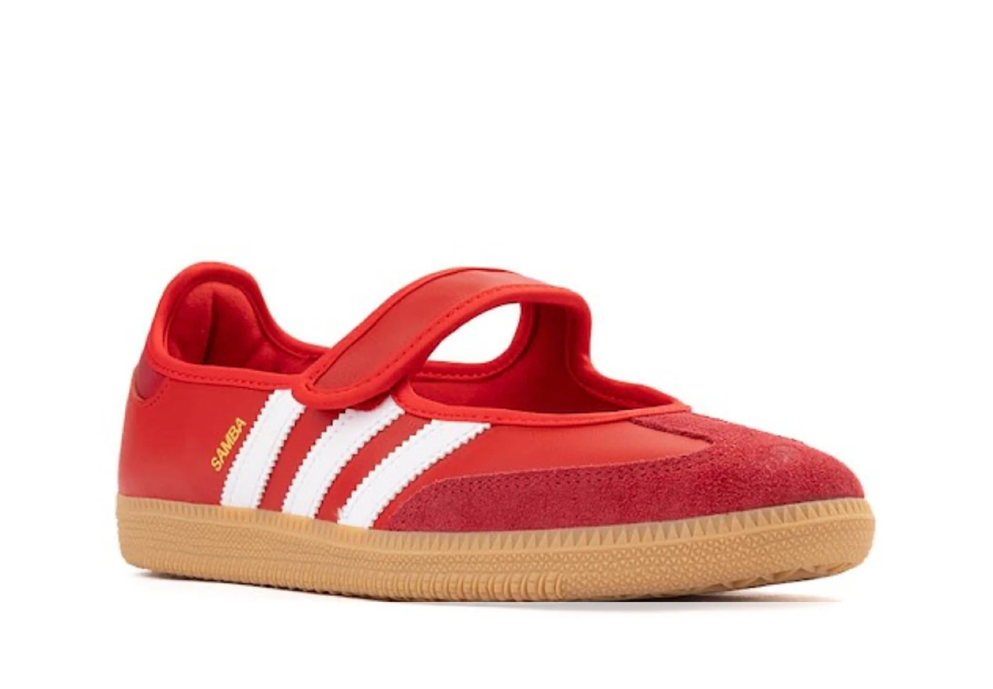 Adidas Samba Mary Jane Women’s Shoes Red White Size 6K - photo 2