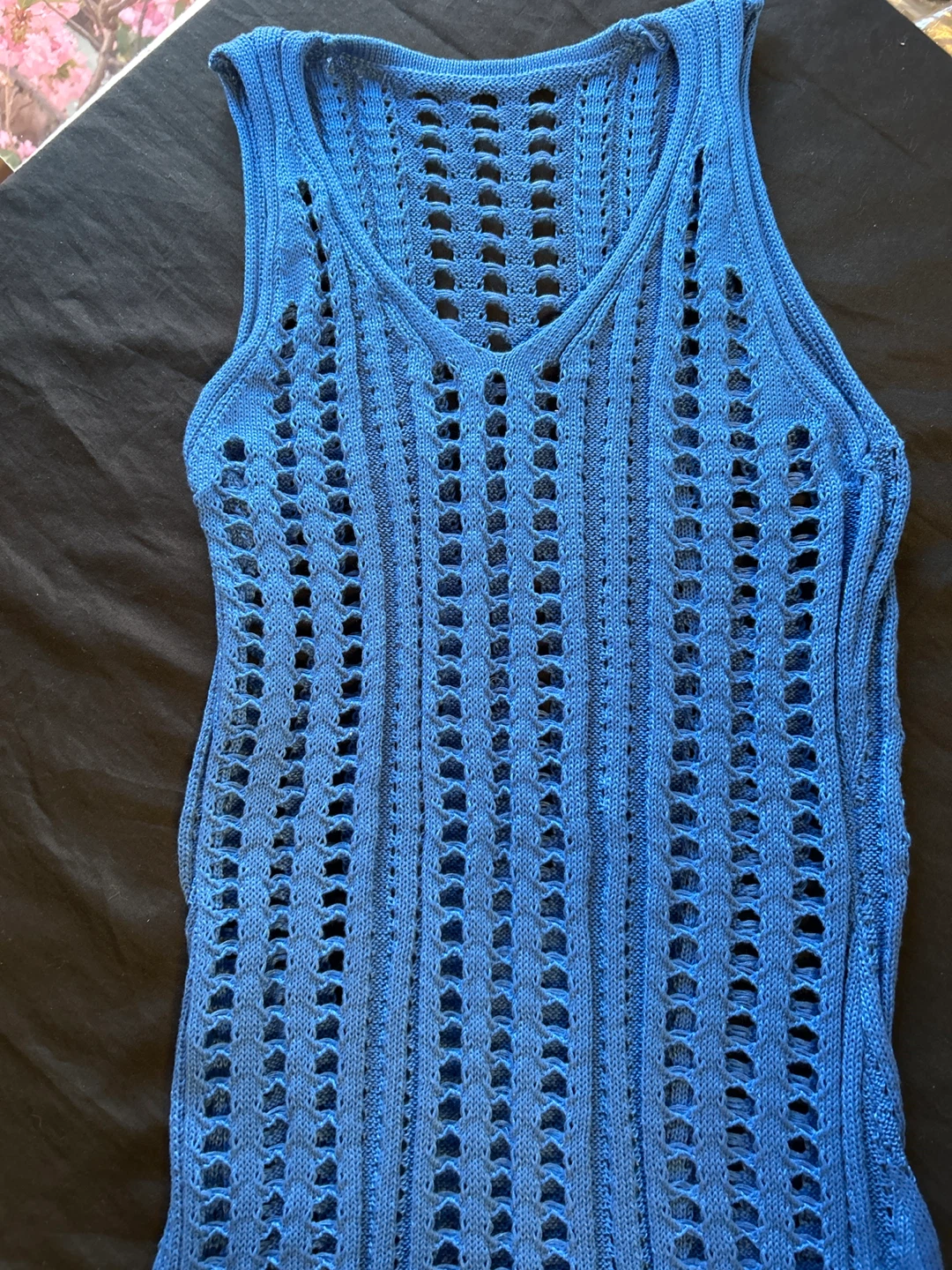 Blue Knit Tank Dress - photo 2