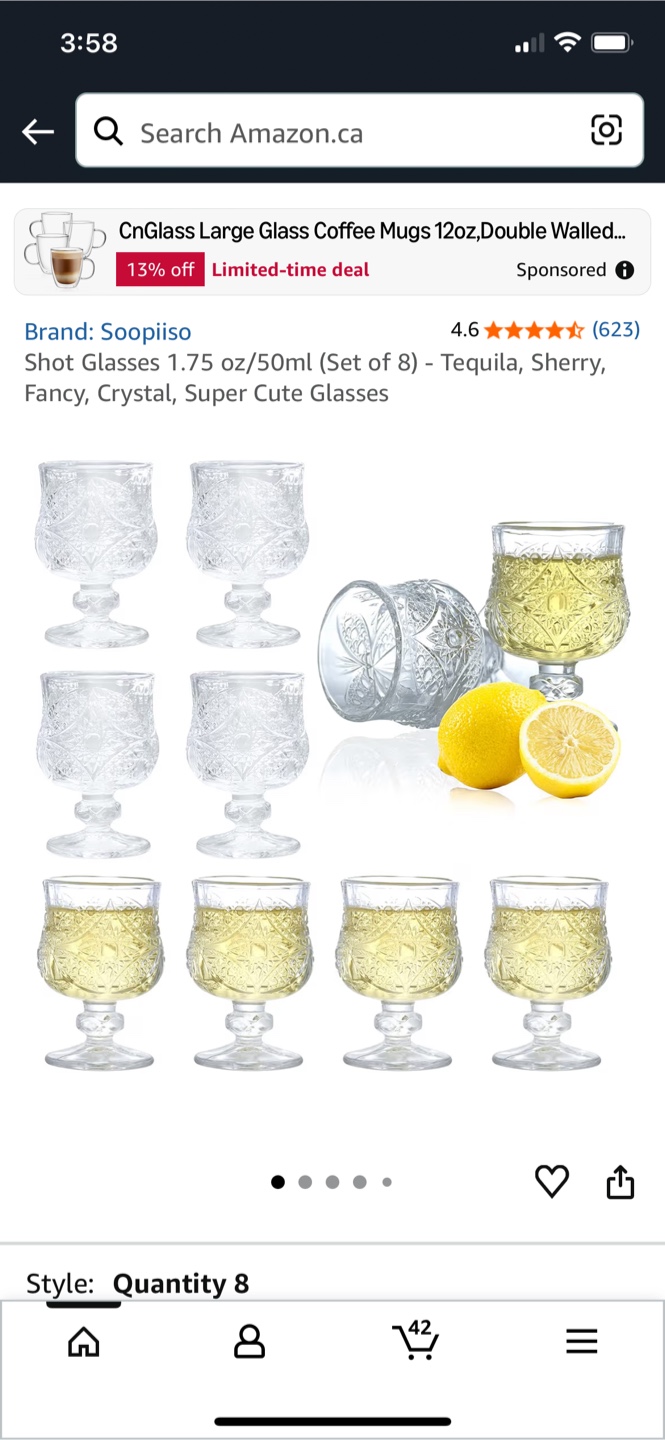 Soopiiiso Shot Glasses - Set of 8