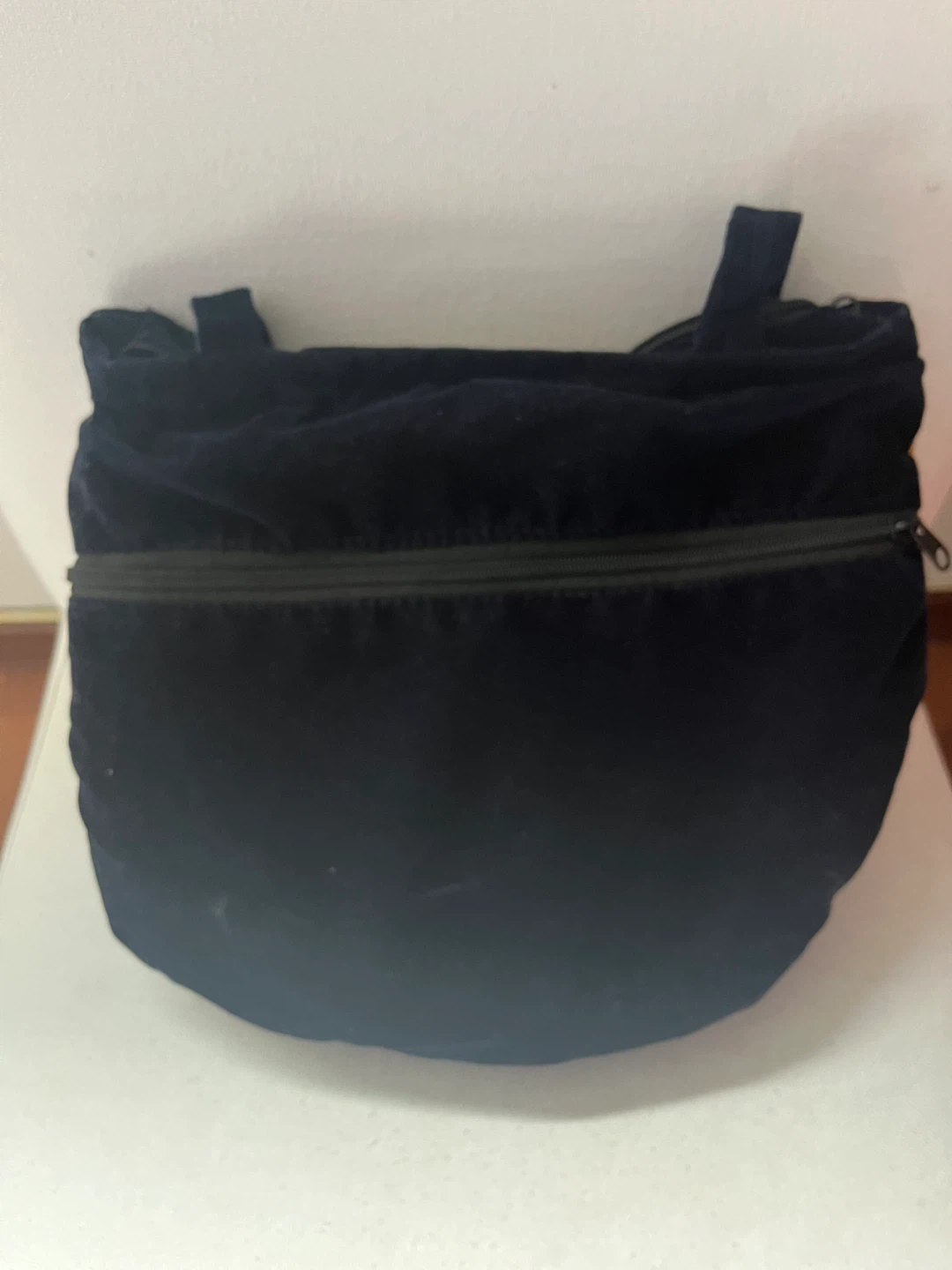 Indian Embroidered Black Velvet Bag - photo 2