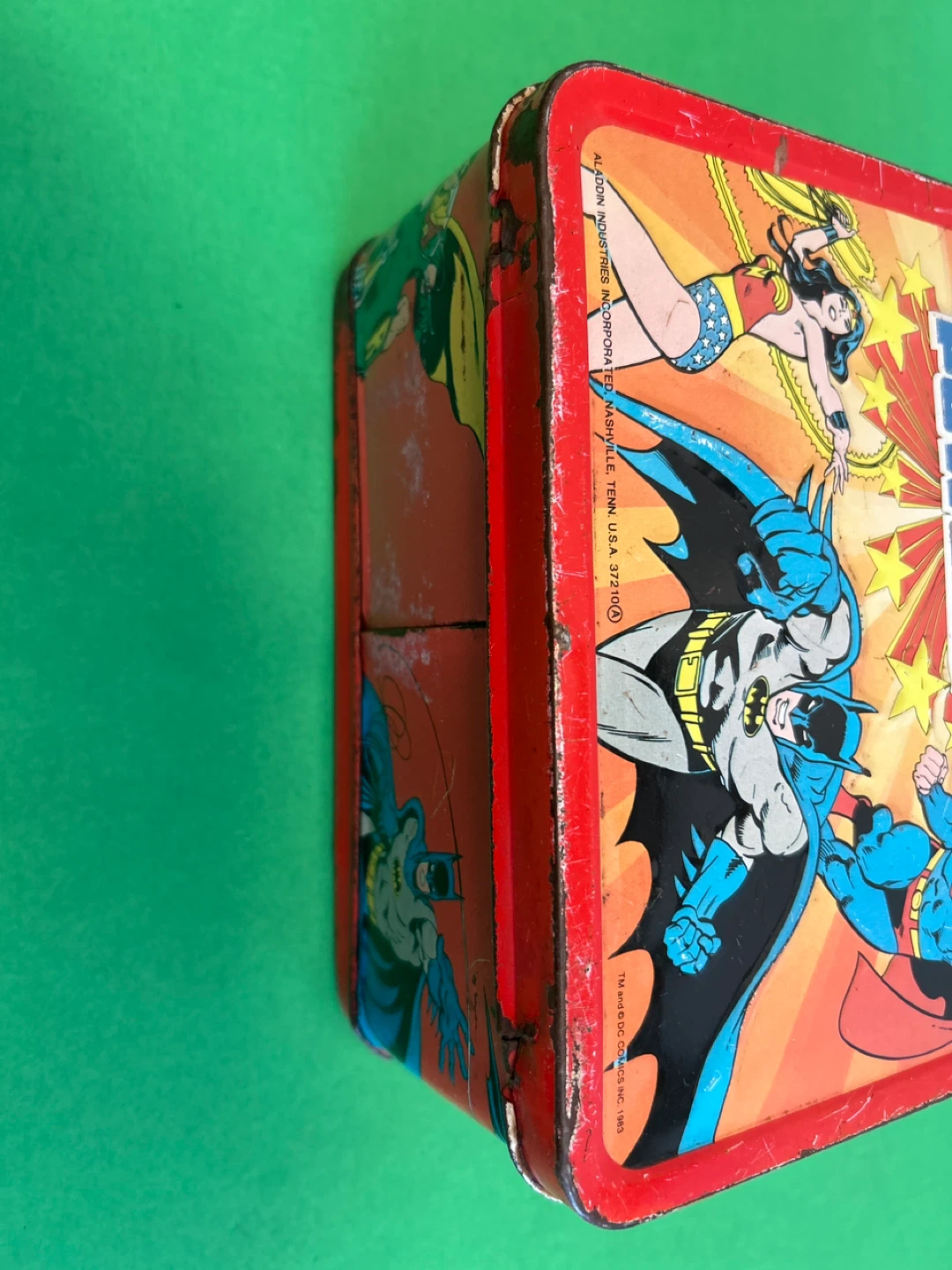 Super Powers DC Comics Metal Lunchbox Aladdin Industries 1983 - photo 2