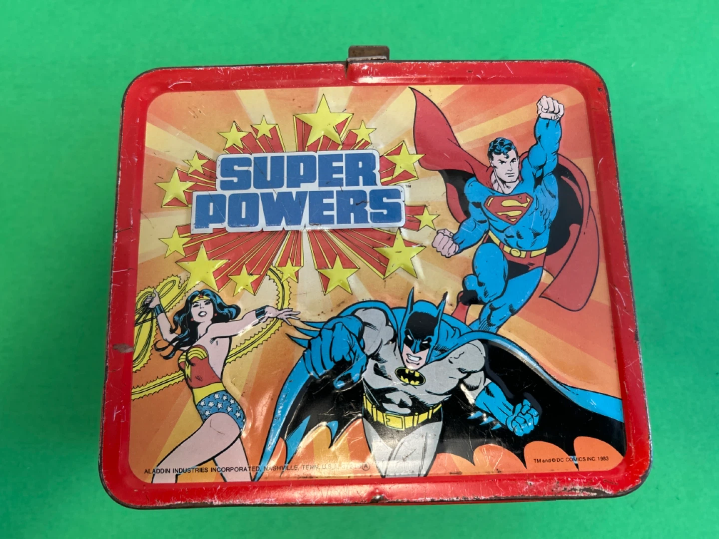 Super Powers DC Comics Metal Lunchbox Aladdin Industries 1983